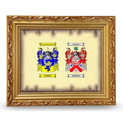 Anniversary Framed - Gold