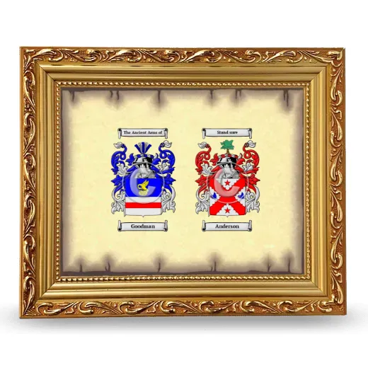 Anniversary Framed - Gold