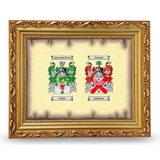 Anniversary Framed - Gold