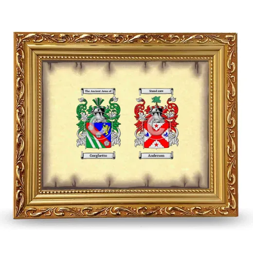 Anniversary Framed - Gold