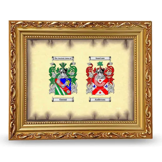 Anniversary Framed - Gold