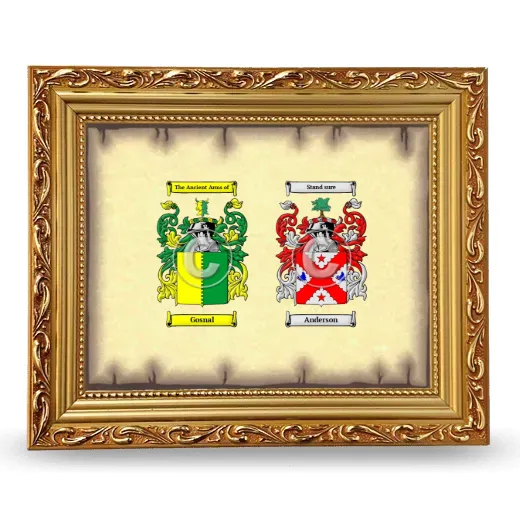 Anniversary Framed - Gold