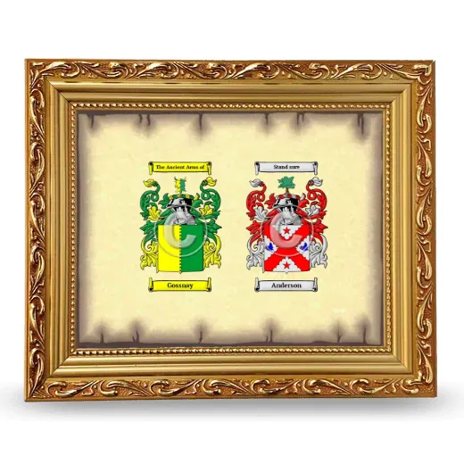 Anniversary Framed - Gold