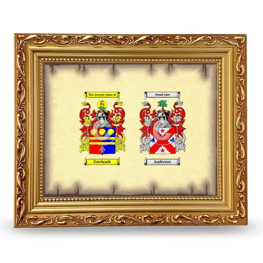 Anniversary Framed - Gold