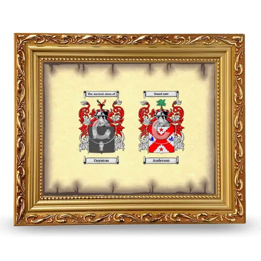 Anniversary Framed - Gold