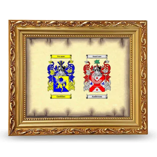 Anniversary Framed - Gold