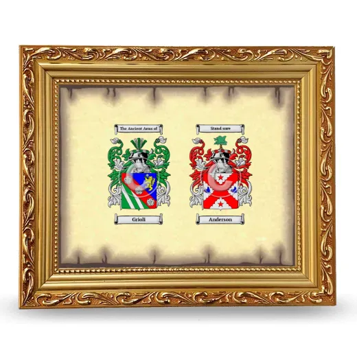 Anniversary Framed - Gold