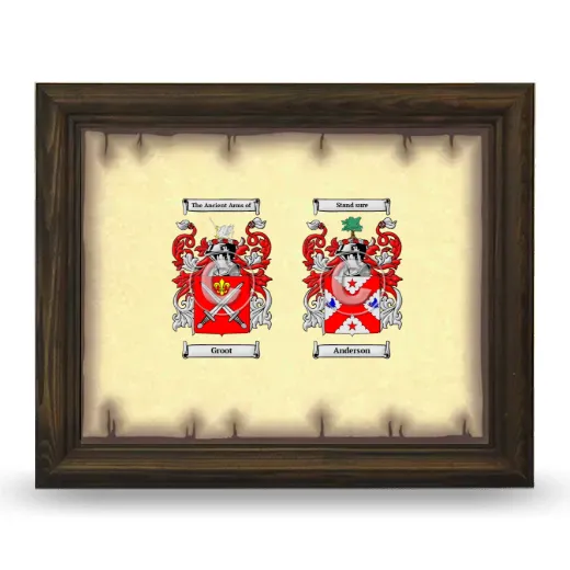 Anniversary Framed - Brown