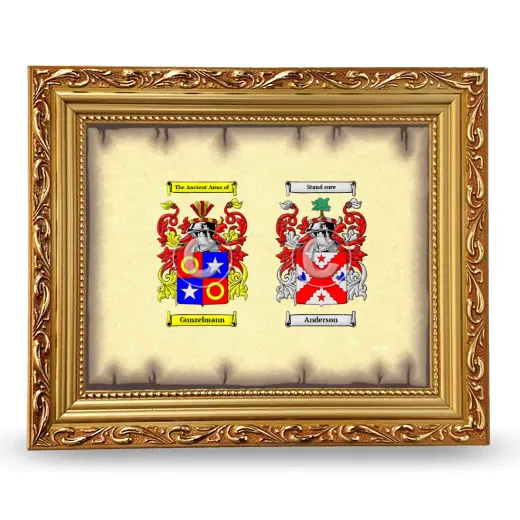 Anniversary Framed - Gold