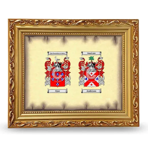 Anniversary Framed - Gold