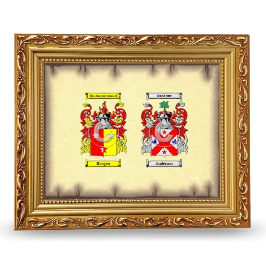 Anniversary Framed - Gold