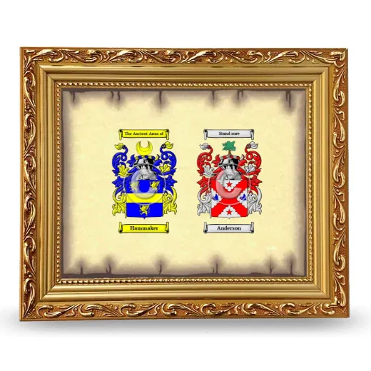 Anniversary Framed - Gold