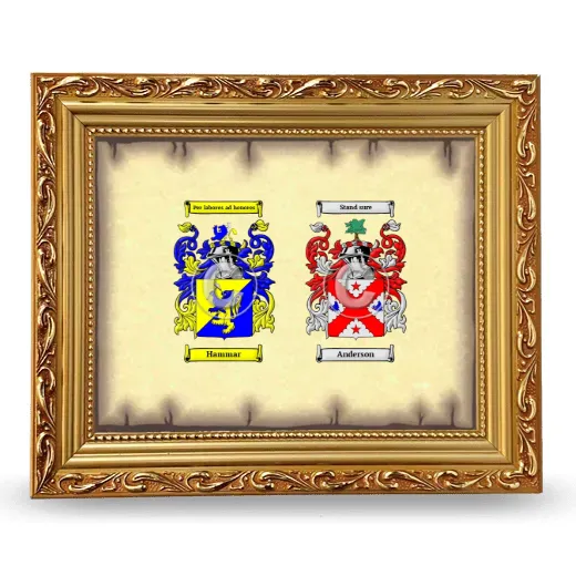 Anniversary Framed - Gold