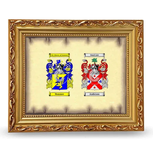 Anniversary Framed - Gold