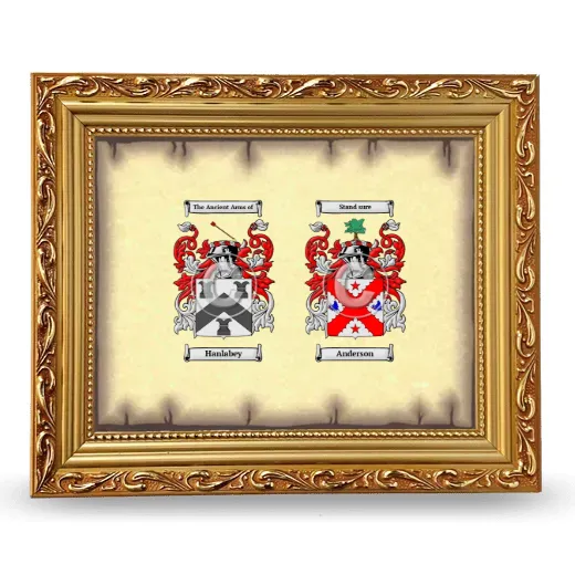 Anniversary Framed - Gold