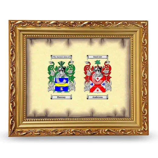 Anniversary Framed - Gold