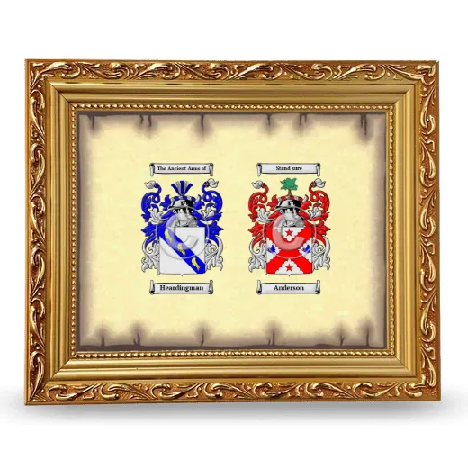 Anniversary Framed - Gold