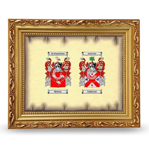 Anniversary Framed - Gold