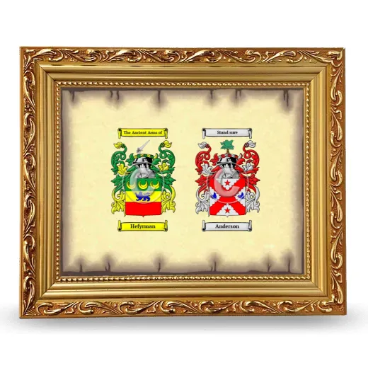 Anniversary Framed - Gold