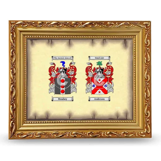 Anniversary Framed - Gold