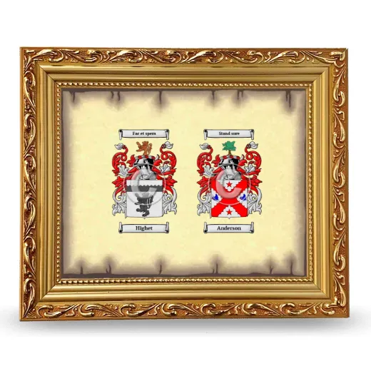 Anniversary Framed - Gold