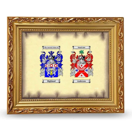 Anniversary Framed - Gold