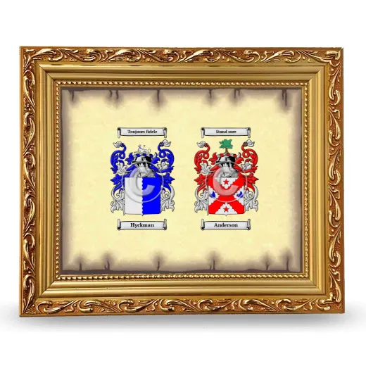 Anniversary Framed - Gold