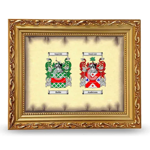 Anniversary Framed - Gold