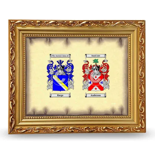 Anniversary Framed - Gold