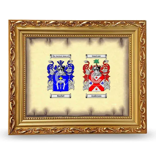 Anniversary Framed - Gold