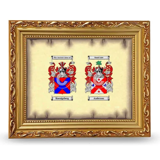 Anniversary Framed - Gold