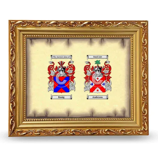 Anniversary Framed - Gold