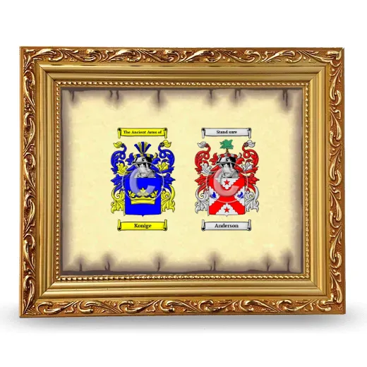 Anniversary Framed - Gold