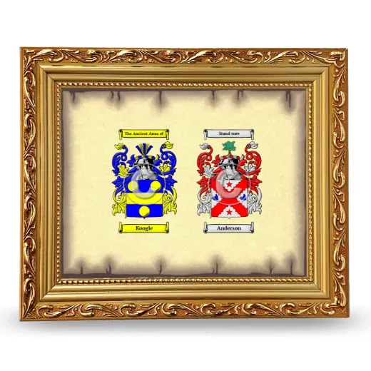 Anniversary Framed - Gold