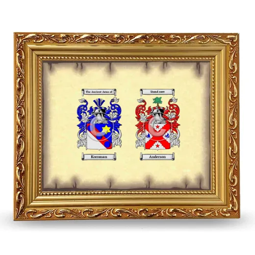 Anniversary Framed - Gold