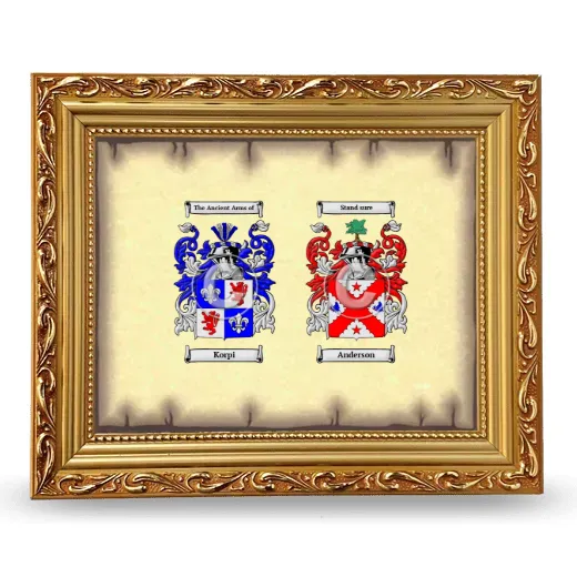 Anniversary Framed - Gold