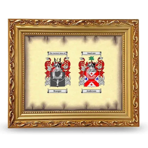 Anniversary Framed - Gold