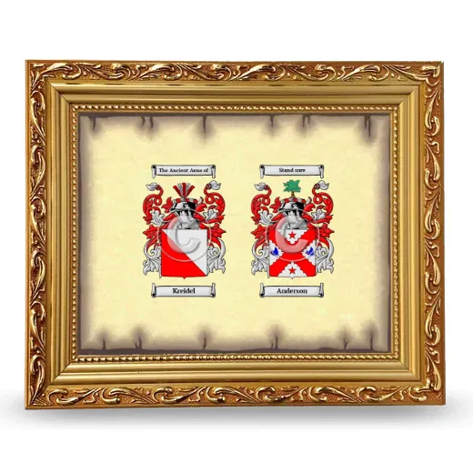 Anniversary Framed - Gold