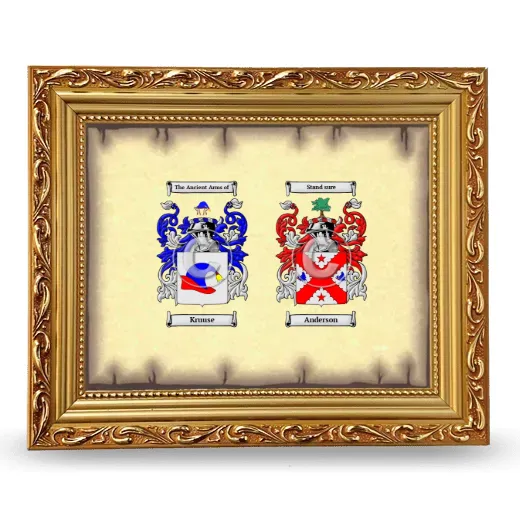 Anniversary Framed - Gold