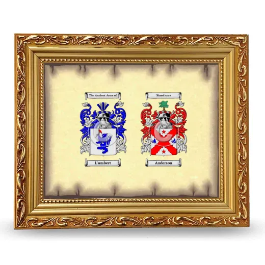 Anniversary Framed - Gold