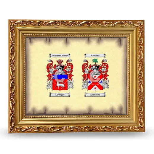 Anniversary Framed - Gold