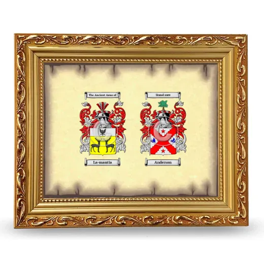 Anniversary Framed - Gold