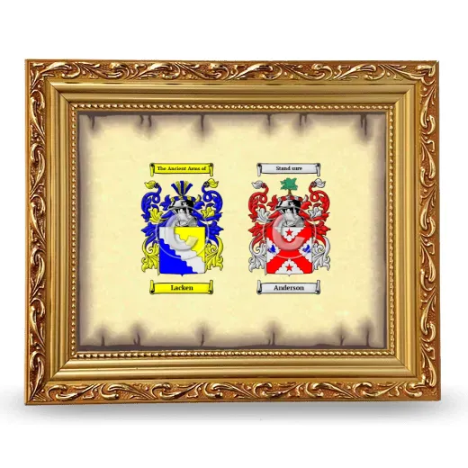 Anniversary Framed - Gold