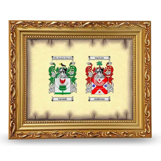 Anniversary Framed - Gold