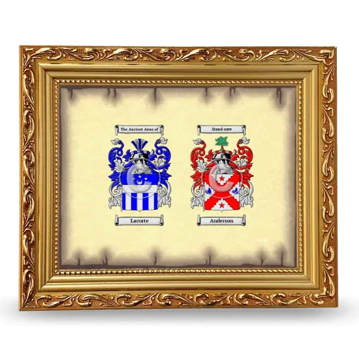 Anniversary Framed - Gold