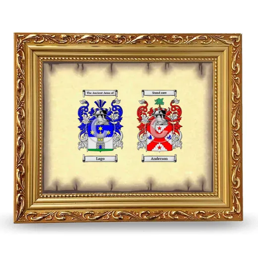 Anniversary Framed - Gold