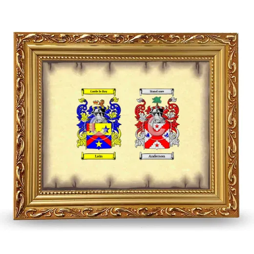 Anniversary Framed - Gold