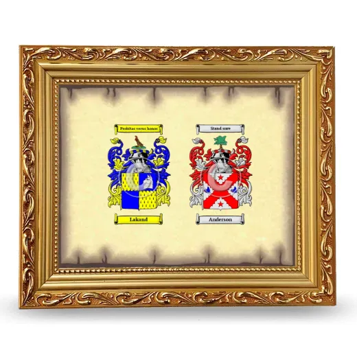 Anniversary Framed - Gold