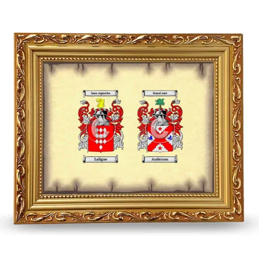 Anniversary Framed - Gold