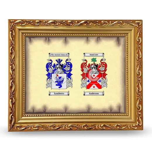 Anniversary Framed - Gold